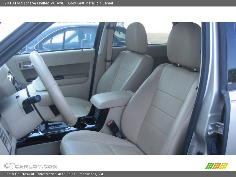 Gold Leaf Metallic / Camel 2010 Ford Escape Limited V6 4WD