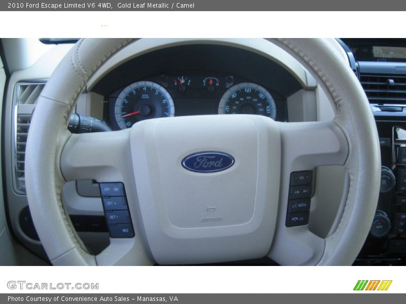 Gold Leaf Metallic / Camel 2010 Ford Escape Limited V6 4WD