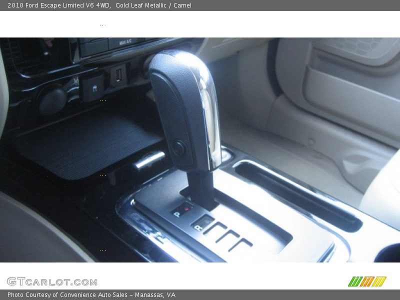 Gold Leaf Metallic / Camel 2010 Ford Escape Limited V6 4WD