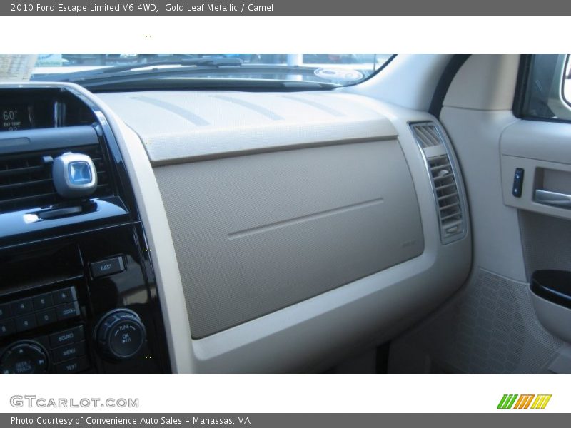Gold Leaf Metallic / Camel 2010 Ford Escape Limited V6 4WD