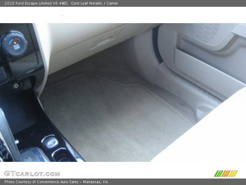 Gold Leaf Metallic / Camel 2010 Ford Escape Limited V6 4WD