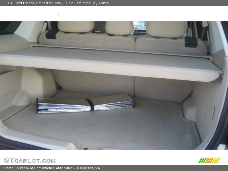 Gold Leaf Metallic / Camel 2010 Ford Escape Limited V6 4WD