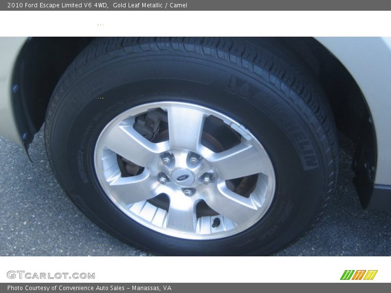 Gold Leaf Metallic / Camel 2010 Ford Escape Limited V6 4WD