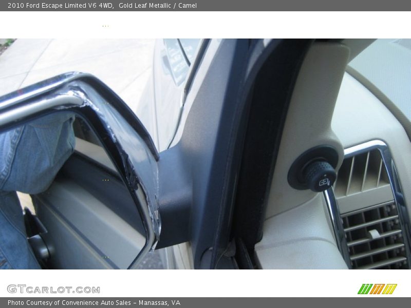 Gold Leaf Metallic / Camel 2010 Ford Escape Limited V6 4WD