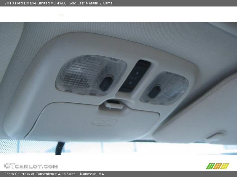 Gold Leaf Metallic / Camel 2010 Ford Escape Limited V6 4WD