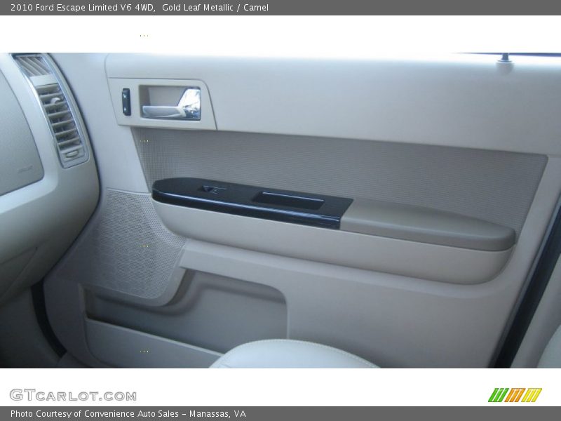 Gold Leaf Metallic / Camel 2010 Ford Escape Limited V6 4WD