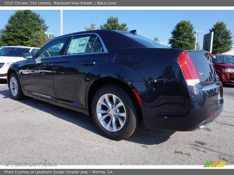 Maximum Steel Metallic / Black/Linen 2015 Chrysler 300 Limited
