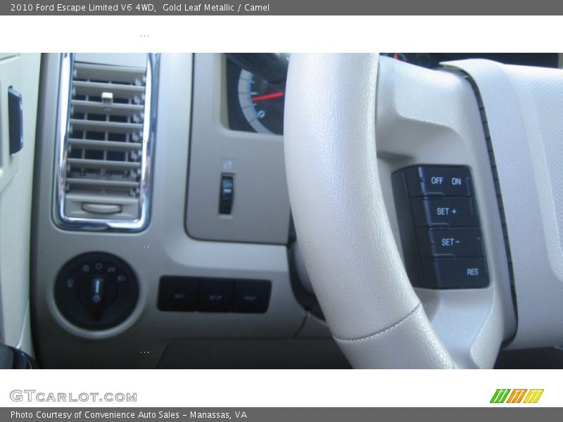 Gold Leaf Metallic / Camel 2010 Ford Escape Limited V6 4WD