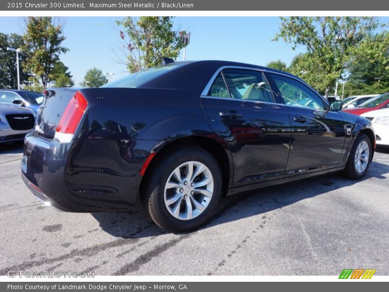 Maximum Steel Metallic / Black/Linen 2015 Chrysler 300 Limited