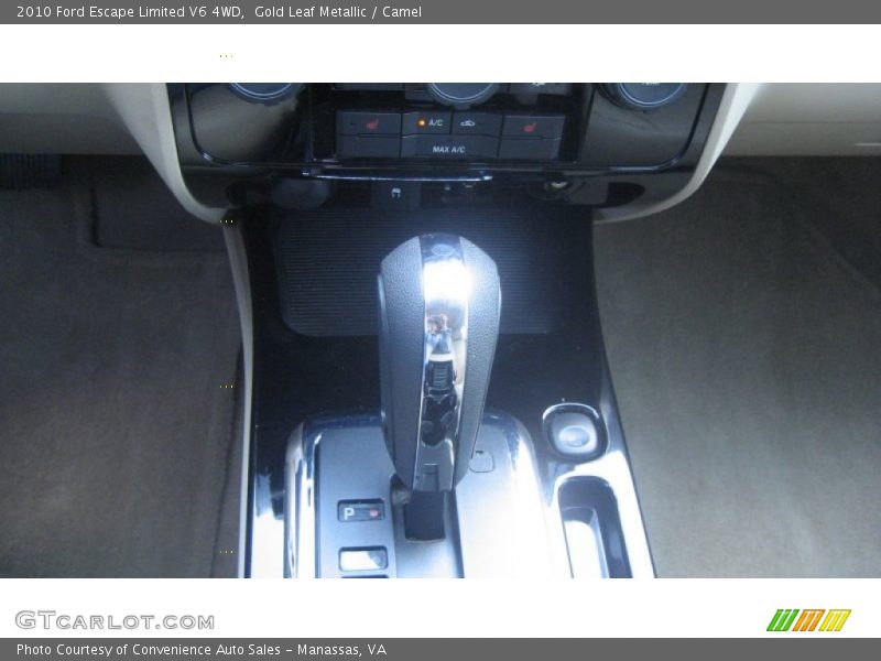 Gold Leaf Metallic / Camel 2010 Ford Escape Limited V6 4WD