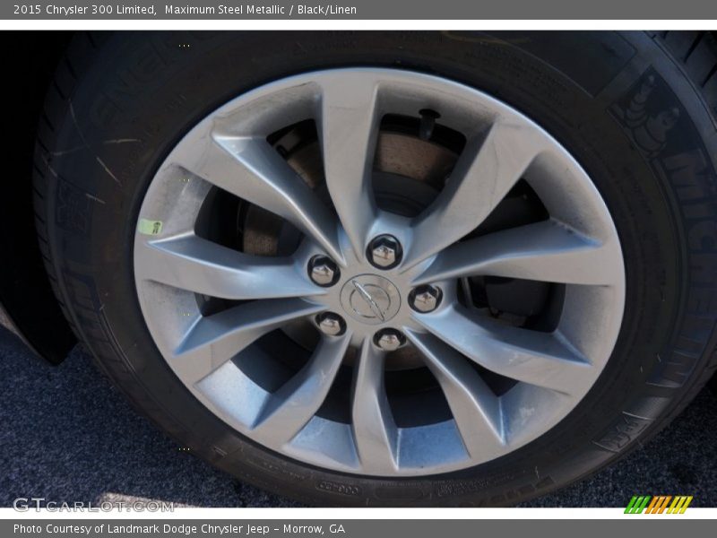 Maximum Steel Metallic / Black/Linen 2015 Chrysler 300 Limited