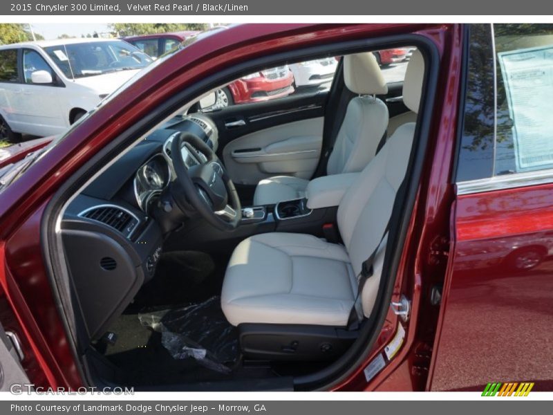 Velvet Red Pearl / Black/Linen 2015 Chrysler 300 Limited
