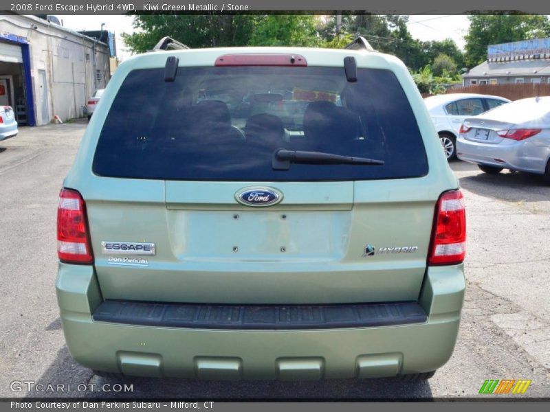 Kiwi Green Metallic / Stone 2008 Ford Escape Hybrid 4WD