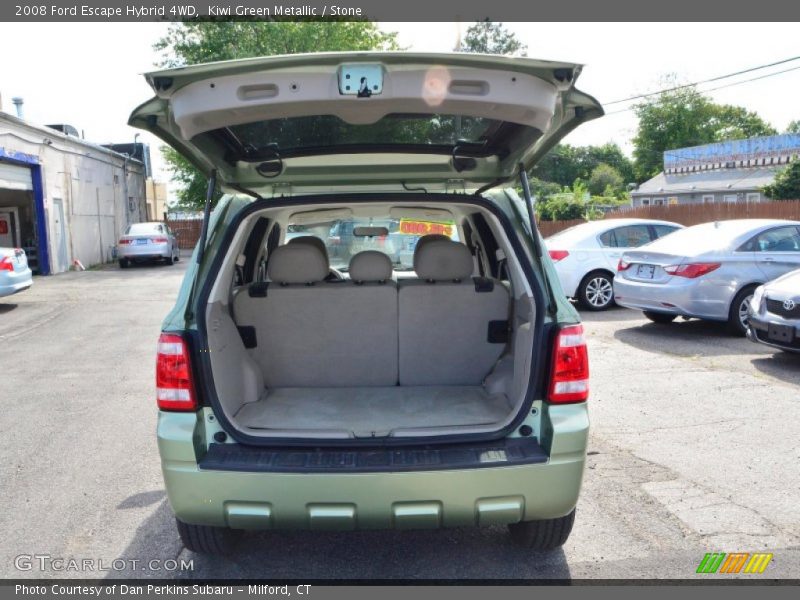 Kiwi Green Metallic / Stone 2008 Ford Escape Hybrid 4WD