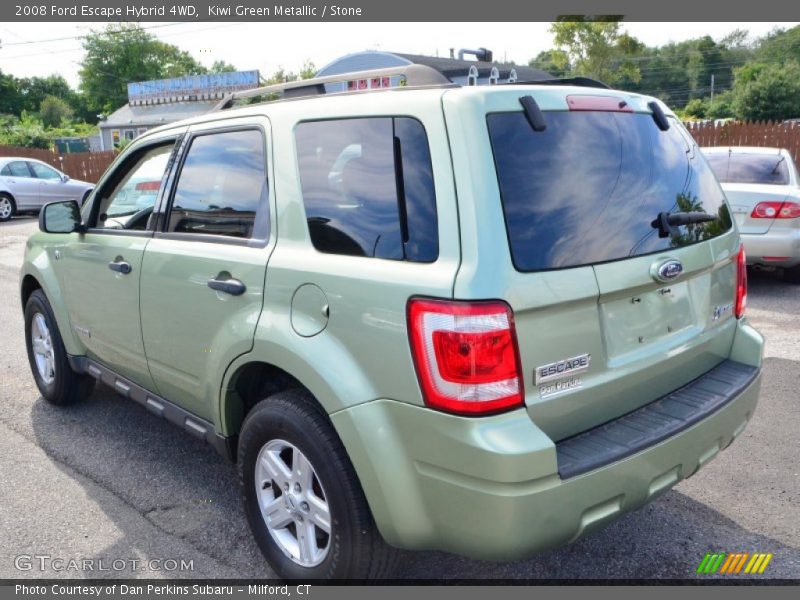 Kiwi Green Metallic / Stone 2008 Ford Escape Hybrid 4WD