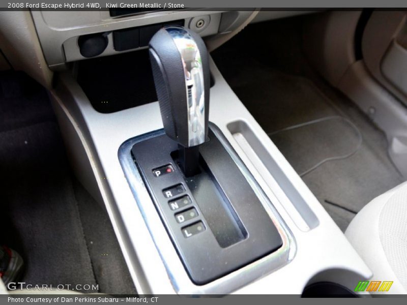 Kiwi Green Metallic / Stone 2008 Ford Escape Hybrid 4WD