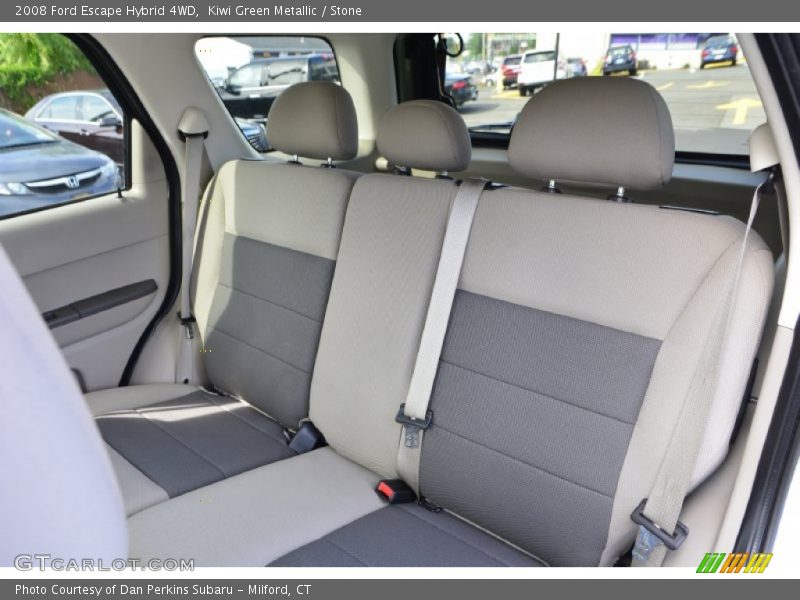 Kiwi Green Metallic / Stone 2008 Ford Escape Hybrid 4WD