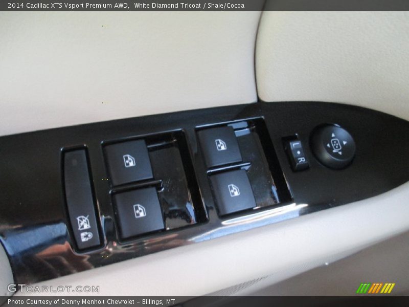 White Diamond Tricoat / Shale/Cocoa 2014 Cadillac XTS Vsport Premium AWD