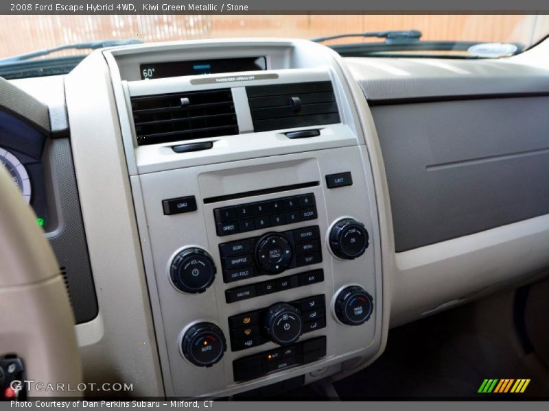 Kiwi Green Metallic / Stone 2008 Ford Escape Hybrid 4WD