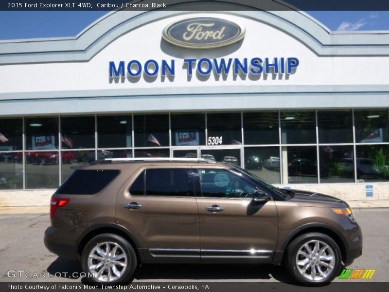 Caribou / Charcoal Black 2015 Ford Explorer XLT 4WD