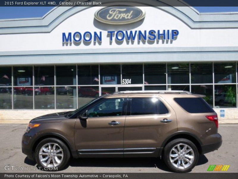 Caribou / Charcoal Black 2015 Ford Explorer XLT 4WD