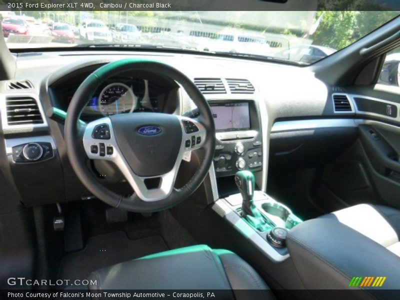 Caribou / Charcoal Black 2015 Ford Explorer XLT 4WD