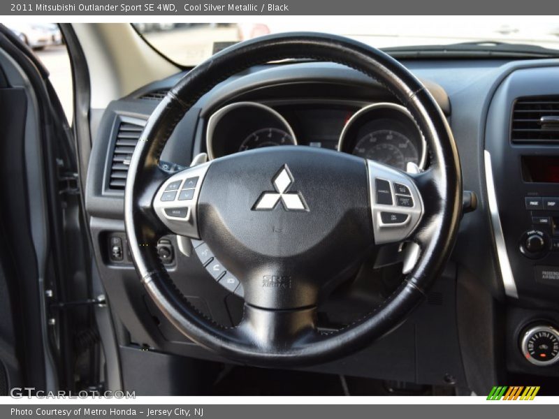 Cool Silver Metallic / Black 2011 Mitsubishi Outlander Sport SE 4WD