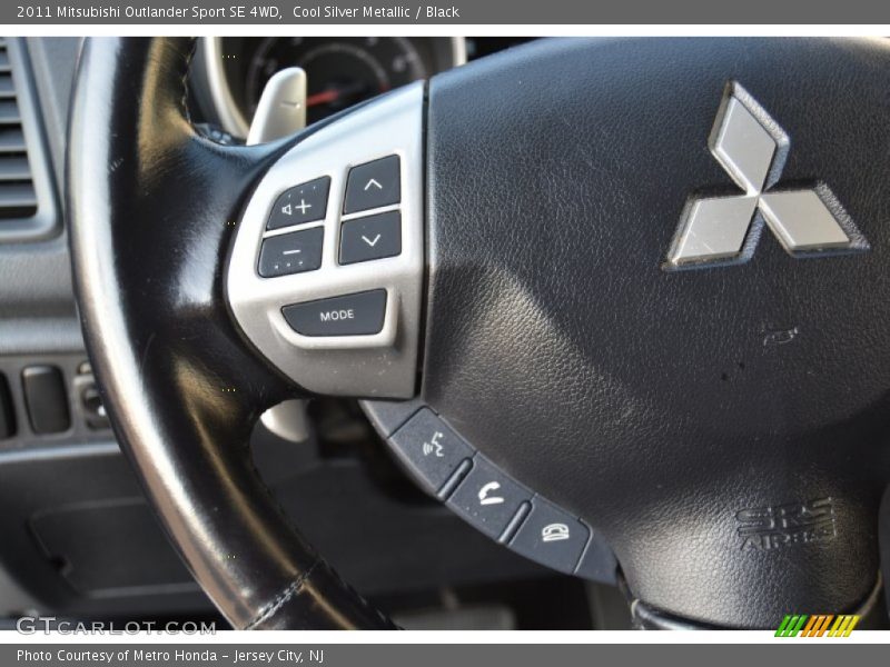 Cool Silver Metallic / Black 2011 Mitsubishi Outlander Sport SE 4WD