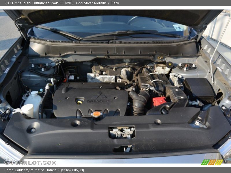 Cool Silver Metallic / Black 2011 Mitsubishi Outlander Sport SE 4WD