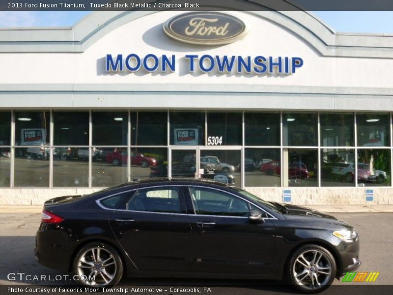 Tuxedo Black Metallic / Charcoal Black 2013 Ford Fusion Titanium