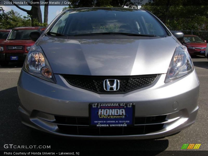 Storm Silver Metallic / Gray 2009 Honda Fit