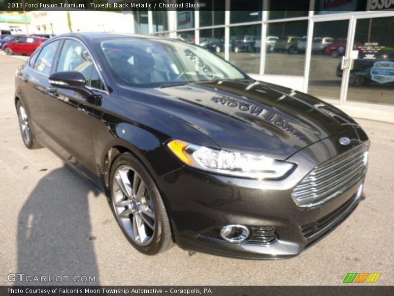 Tuxedo Black Metallic / Charcoal Black 2013 Ford Fusion Titanium
