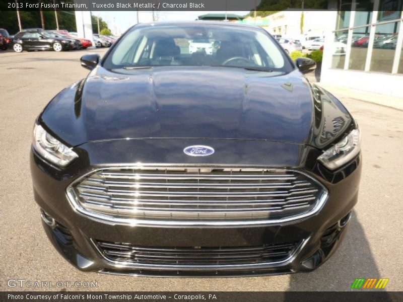Tuxedo Black Metallic / Charcoal Black 2013 Ford Fusion Titanium