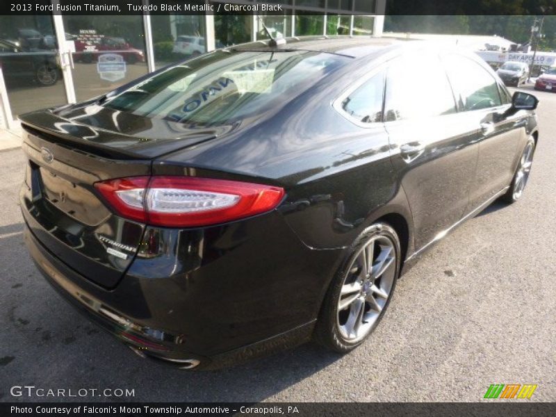 Tuxedo Black Metallic / Charcoal Black 2013 Ford Fusion Titanium