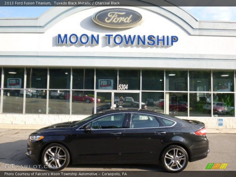 Tuxedo Black Metallic / Charcoal Black 2013 Ford Fusion Titanium