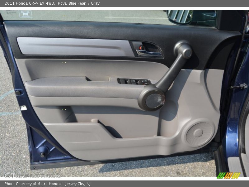 Royal Blue Pearl / Gray 2011 Honda CR-V EX 4WD