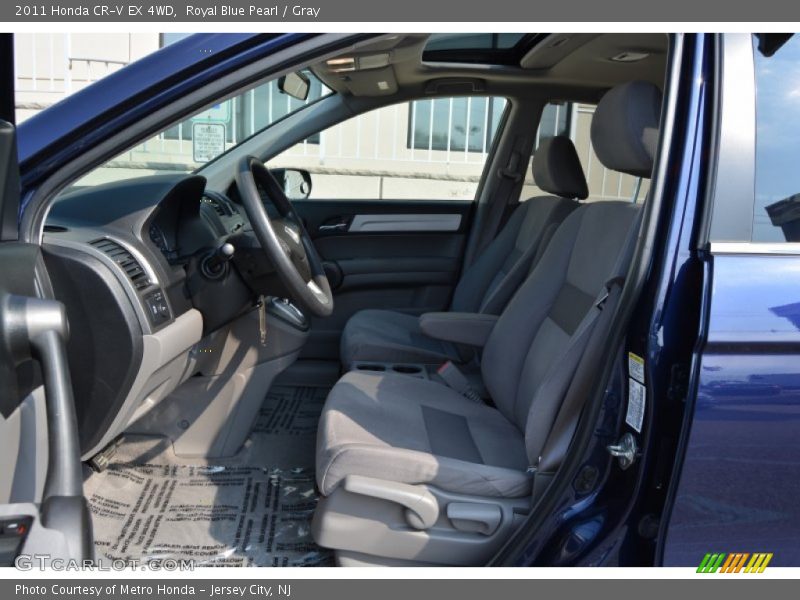 Royal Blue Pearl / Gray 2011 Honda CR-V EX 4WD