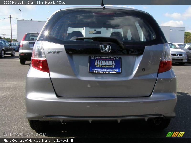 Storm Silver Metallic / Gray 2009 Honda Fit