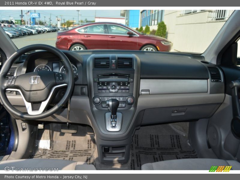 Royal Blue Pearl / Gray 2011 Honda CR-V EX 4WD