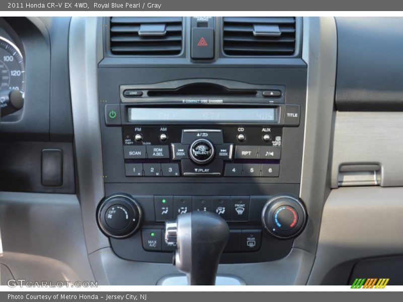 Royal Blue Pearl / Gray 2011 Honda CR-V EX 4WD