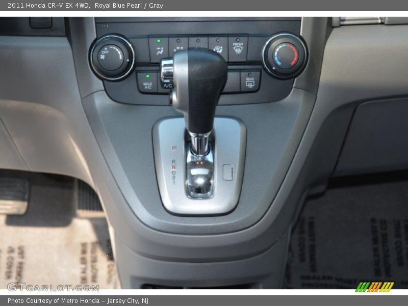 Royal Blue Pearl / Gray 2011 Honda CR-V EX 4WD