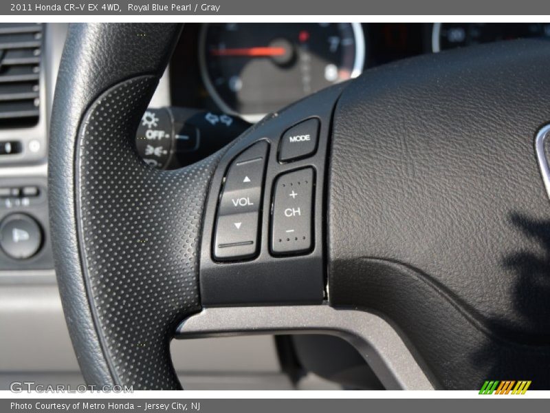Royal Blue Pearl / Gray 2011 Honda CR-V EX 4WD