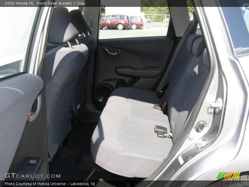 Storm Silver Metallic / Gray 2009 Honda Fit