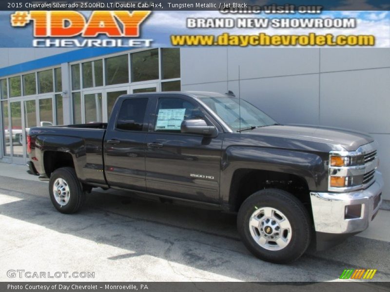 Tungsten Metallic / Jet Black 2015 Chevrolet Silverado 2500HD LT Double Cab 4x4