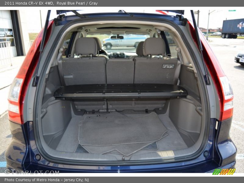 Royal Blue Pearl / Gray 2011 Honda CR-V EX 4WD