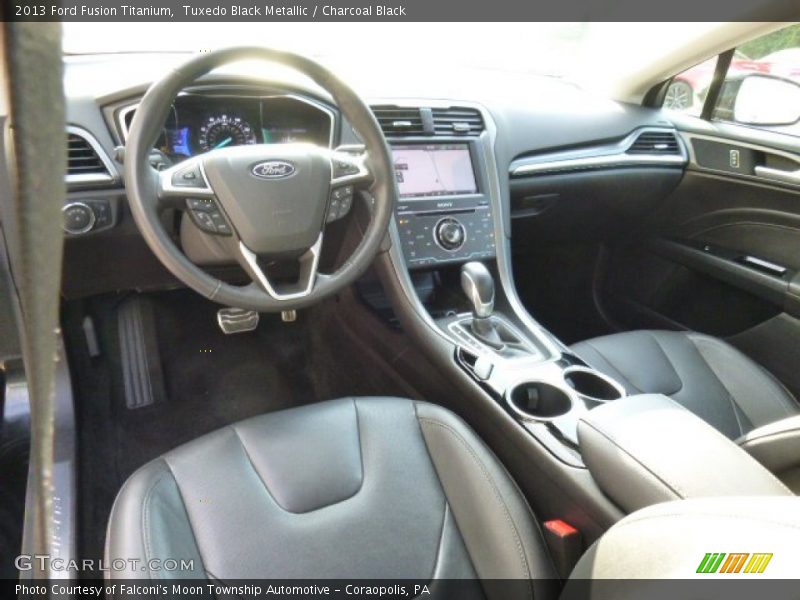 Tuxedo Black Metallic / Charcoal Black 2013 Ford Fusion Titanium