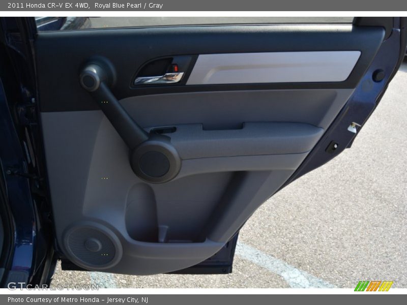 Royal Blue Pearl / Gray 2011 Honda CR-V EX 4WD