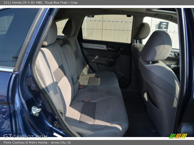 Royal Blue Pearl / Gray 2011 Honda CR-V EX 4WD