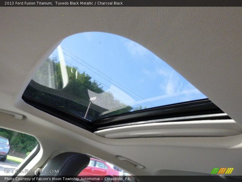 Tuxedo Black Metallic / Charcoal Black 2013 Ford Fusion Titanium