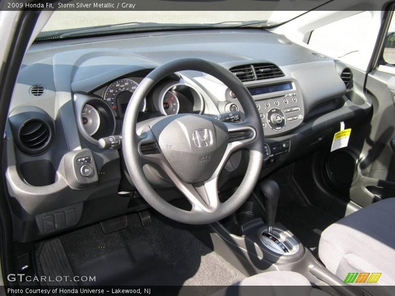 Storm Silver Metallic / Gray 2009 Honda Fit